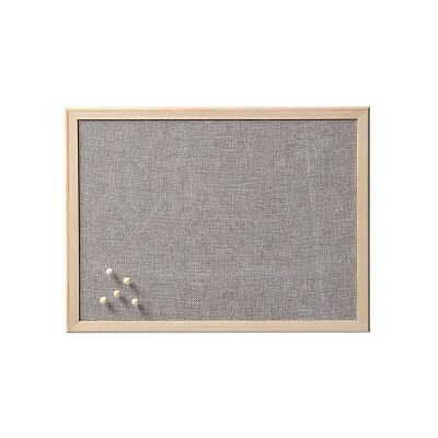 Zeller Pinnwand 40,0 x 30,0 cm Leinen grau Zeller Pinnwand 40,0 x 30,0 cm Leinen grau