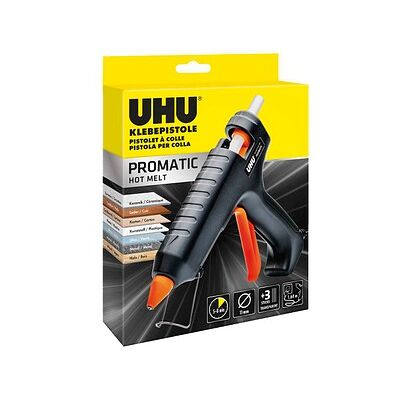 UHU PROMATIC HOT MELT Heißklebepistole schwarz, orange, 1 St. UHU PROMATIC HOT MELT Heißklebepistole schwarz, orange, 1 St.