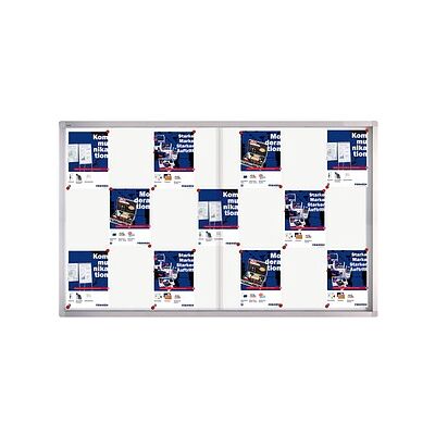 FRANKEN Schaukasten PRO silber 21x DIN A4 161,5 x 4,6 x 99,0 cm, 1 St. FRANKEN Schaukasten PRO silber 21x DIN A4 161,5 x 4,6 x 99,0 cm, 1 St.