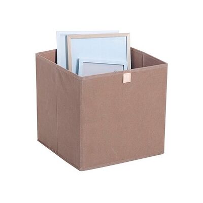 Zeller Aufbewahrungsbox mocca 32,0 x 32,0 x 32,0 cm, 1 St. Zeller Aufbewahrungsbox mocca 32,0 x 32,0 x 32,0 cm, 1 St.