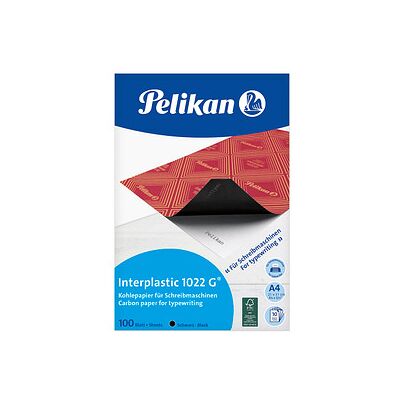 Pelikan Kohlepapier interplastic 1022 G® 400142584 DIN A4, 100 Blatt Pelikan Kohlepapier interplastic 1022 G® 400142584 DIN A4, 100 Blatt