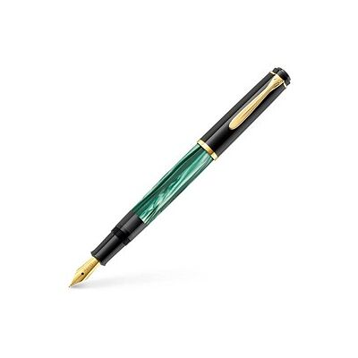 Pelikan Classic M200 Kolbenfüller grün-marmoriert/gold M (mittel), 1 St. Pelikan Classic M200 Kolbenfüller grün-marmoriert/gold M (mittel), 1 St.