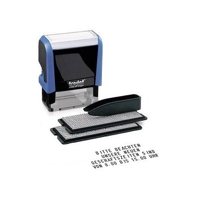 trodat Textstempel, individualisierbar printy 4913 Typo selbstfärbend schwarz ohne Logo, 1 St. trodat Textstempel, individualisierbar printy 4913 Typo selbstfärbend schwarz ohne Logo, 1 St.