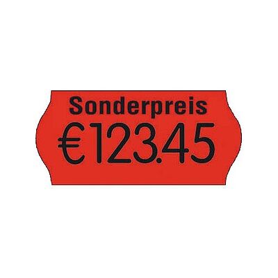 PrinterLabels AS Preisetiketten leuchtrot permanent 26,0 x 12,0 mm, 36 Rollen PrinterLabels AS Preisetiketten leuchtrot permanent 26,0 x 12,0 mm, 36 Rollen