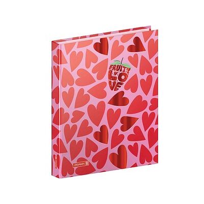 BRUNNEN Ringmappe Fruity Love pink, 1 St. BRUNNEN Ringmappe Fruity Love pink, 1 St.
