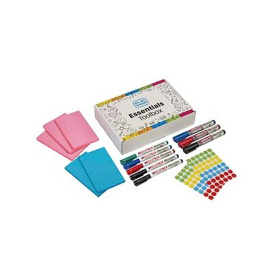 PLAYROOM Moderationszubehör Workshop 3x Whiteboard-/Flipchartmarker, 5x Permanentmarker, 3x Set Haftnotizen, 2x Bogen Wahlpunkte PLAYROOM Moderationszubehör Workshop 3x Whiteboard-/Flipchartmarker, 5x Permanentmarker, 3x Set Haftnotizen, 2x Bogen Wahlpunkte
