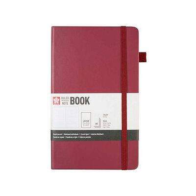 Sakura Notizbuch ca. DIN A5 liniert, maulbeere Hardcover 160 Seiten, 1 St. Sakura Notizbuch ca. DIN A5 liniert, maulbeere Hardcover 160 Seiten, 1 St.