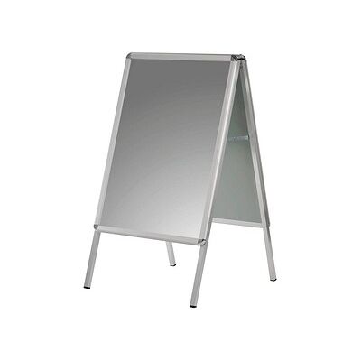 FRANKEN Kundenstopper Standard silber DIN A1 2 Fächer 64,0 x 79,0 x 115,0 cm, 1 St. FRANKEN Kundenstopper Standard silber DIN A1 2 Fächer 64,0 x 79,0 x 115,0 cm, 1 St.