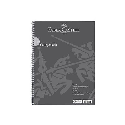 FABER-CASTELL Collegeblock kariert DIN A4 Außenrand, 1 St. FABER-CASTELL Collegeblock kariert DIN A4 Außenrand, 1 St.