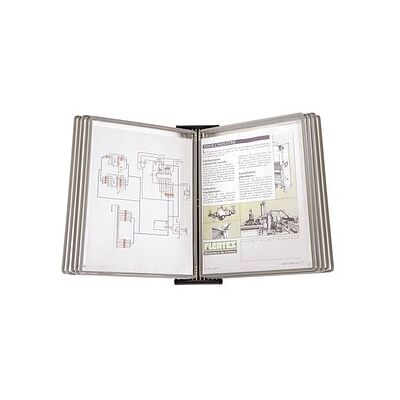 tarifold Wand-Sichttafelsystem 414350 DIN A4 grau mit 10 St. Sichttafeln, 1 St. tarifold Wand-Sichttafelsystem 414350 DIN A4 grau mit 10 St. Sichttafeln, 1 St.