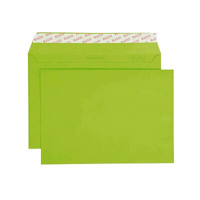 ELCO Briefumschläge Color DIN C5 ohne Fenster intensivgrün haftklebend 25 St. ELCO Briefumschläge Color DIN C5 ohne Fenster intensivgrün haftklebend 25 St.