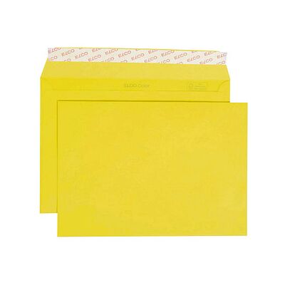 ELCO Briefumschläge Color DIN C5 ohne Fenster intensivgelb haftklebend 25 St. ELCO Briefumschläge Color DIN C5 ohne Fenster intensivgelb haftklebend 25 St.