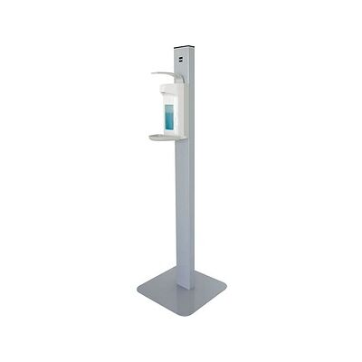 helit Desinfektionsspender - Stabil, Silber, Weiß, 1 L helit Desinfektionsspender - Stabil, Silber, Weiß, 1 L