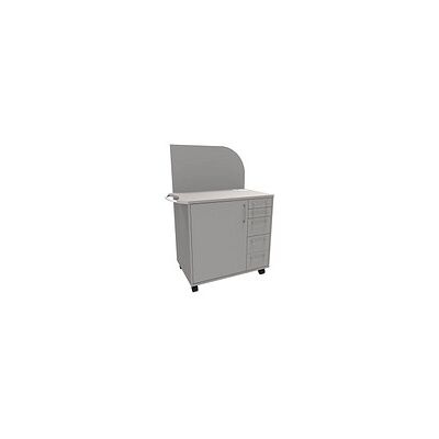 fm Oldenburg Bürowagen grau 3 Ebenen 124,0 x 64,2 x 150,0 cm fm Oldenburg Bürowagen grau 3 Ebenen 124,0 x 64,2 x 150,0 cm
