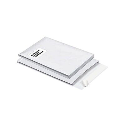 MAILmedia Faltentaschen DIN C4 mit Fenster weiß mit 2,0 cm Falte, 100 St. MAILmedia Faltentaschen DIN C4 mit Fenster weiß mit 2,0 cm Falte, 100 St.