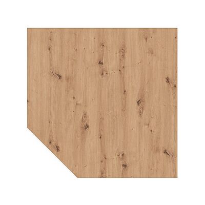 HAMMERBACHER Verbindungsplatte höhenverstellbar QT12 asteiche, silber Trapezform 120,0 x 80,0 x 68,0 - 76,0 cm HAMMERBACHER Verbindungsplatte höhenverstellbar QT12 asteiche, silber Trapezform 120,0 x 80,0 x 68,0 - 76,0 cm