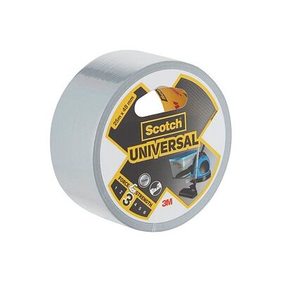 Scotch Universal Gewebeband silber 48,0 mm x 25,0 m 1 Rolle Scotch Universal Gewebeband silber 48,0 mm x 25,0 m 1 Rolle