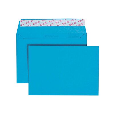ELCO Briefumschläge Color DIN C6 ohne Fenster intensivblau haftklebend 25 St. ELCO Briefumschläge Color DIN C6 ohne Fenster intensivblau haftklebend 25 St.