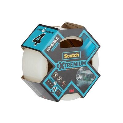Scotch Extremium™ INVISIBLE Gewebeband transparent 48,0 mm x 25,0 m 1 Rolle Scotch Extremium™ INVISIBLE Gewebeband transparent 48,0 mm x 25,0 m 1 Rolle