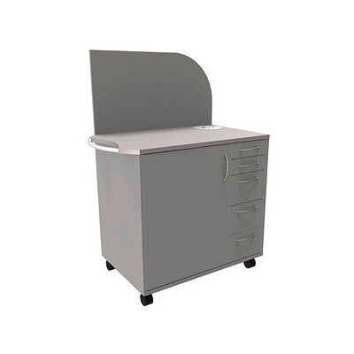 fm Sidney Bürowagen grau 3 Ebenen 124,0 x 64,2 x 150,0 cm fm Sidney Bürowagen grau 3 Ebenen 124,0 x 64,2 x 150,0 cm