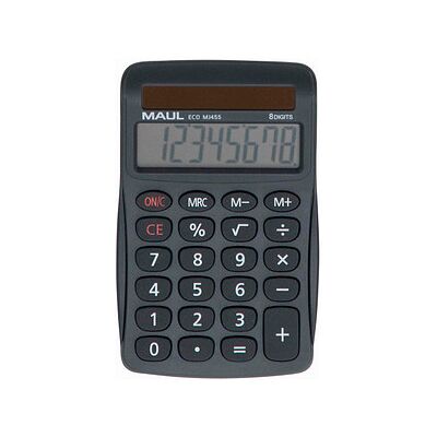 MAUL ECO MJ 455 Tischrechner grau MAUL ECO MJ 455 Tischrechner grau