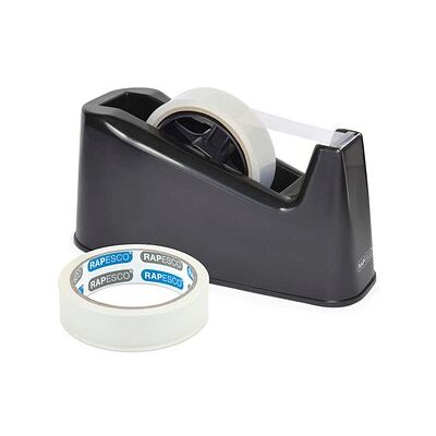 RAPESCO® Klebefilmabroller schwarz RAPESCO® Klebefilmabroller schwarz