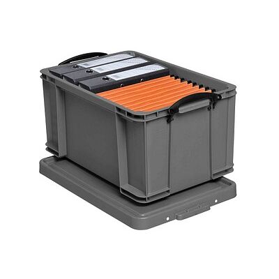 Really Useful Box Aufbewahrungsbox 48,0 l silber 60,0 x 40,0 x 31,5 cm, 1 St. Really Useful Box Aufbewahrungsbox 48,0 l silber 60,0 x 40,0 x 31,5 cm, 1 St.