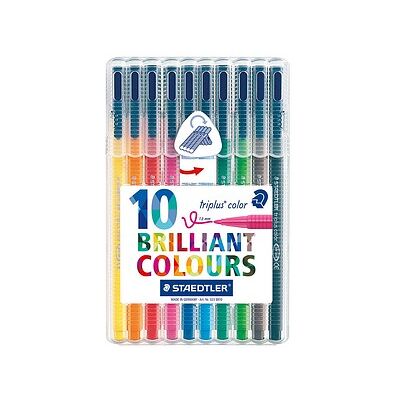 STAEDTLER triplus color Filzstifte farbsortiert, 10 St. STAEDTLER triplus color Filzstifte farbsortiert, 10 St.