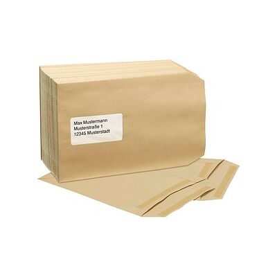MAILmedia Versandtaschen DIN C5 mit Fenster braun 250 St. MAILmedia Versandtaschen DIN C5 mit Fenster braun 250 St.