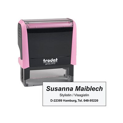 trodat Textstempel, individualisierbar printy 4913 selbstfärbend schwarz ohne Logo, 1 St. trodat Textstempel, individualisierbar printy 4913 selbstfärbend schwarz ohne Logo, 1 St.
