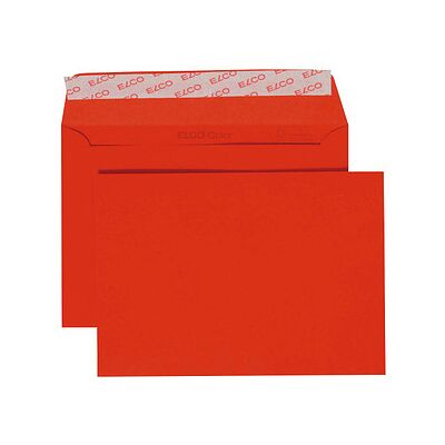 ELCO Briefumschläge Color DIN C6 ohne Fenster intensivrot haftklebend 25 St. ELCO Briefumschläge Color DIN C6 ohne Fenster intensivrot haftklebend 25 St.