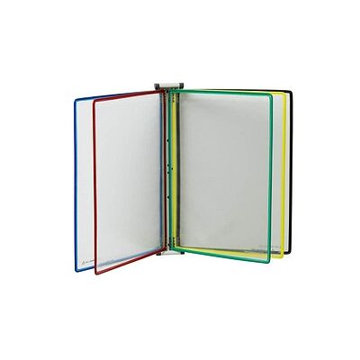tarifold Wand-Sichttafelsystem 416169 DIN A4 farbsortiert mit 5 St. Sichttafeln, 1 St. tarifold Wand-Sichttafelsystem 416169 DIN A4 farbsortiert mit 5 St. Sichttafeln, 1 St.