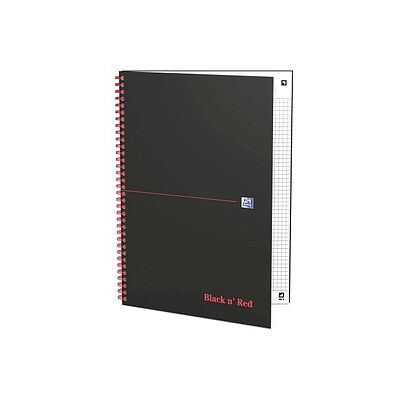 OXFORD Collegeblock Black n'Red Spiralbuch kariert DIN A5 ohne Rand, 1 Block OXFORD Collegeblock Black n'Red Spiralbuch kariert DIN A5 ohne Rand, 1 Block