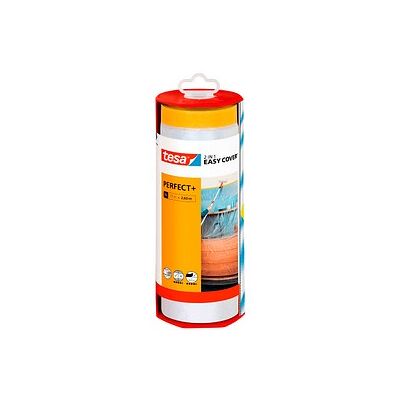 tesa EASY COVER® PERFECT+ XL Abdeckfolie mit Abroller transparent 260,0 cm x 17,0 m 1 Rolle tesa EASY COVER® PERFECT+ XL Abdeckfolie mit Abroller transparent 260,0 cm x 17,0 m 1 Rolle