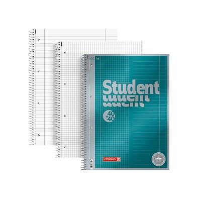 BRUNNEN Collegeblock Premium Student DUO 28 + 27 liniert und kariert DIN A4 mit Randlinie (innen und außen), 5 St. BRUNNEN Collegeblock Premium Student DUO 28 + 27 liniert und kariert DIN A4 mit Randlinie (innen und außen), 5 St.