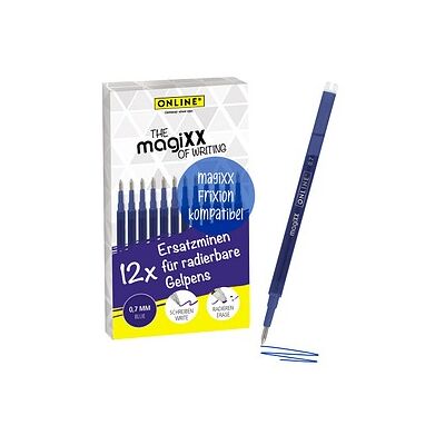 ONLINE® magiXX Gelschreiberminen blau 0,7 mm 12 St. ONLINE® magiXX Gelschreiberminen blau 0,7 mm 12 St.