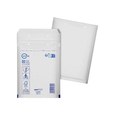 aroFOL® CLASSIC Luftpolstertaschen W3/C weiß für DIN A5, 100 St. aroFOL® CLASSIC Luftpolstertaschen W3/C weiß für DIN A5, 100 St.