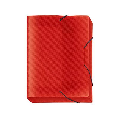 VELOFLEX Heftbox Crystal 3,0 cm transparent rot, 1 St. VELOFLEX Heftbox Crystal 3,0 cm transparent rot, 1 St.
