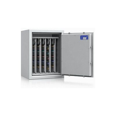 ISS safe4key Schlüsseltresor lichtgrau mit 440 Haken, Doppelbartschloss, 50,0 x 42,0 x 65,0 cm, 1 St. ISS safe4key Schlüsseltresor lichtgrau mit 440 Haken, Doppelbartschloss, 50,0 x 42,0 x 65,0 cm, 1 St.