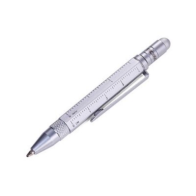TROIKA® Kugelschreiber LILIPUT TOOL PEN silber, Schreibfarbe: schwarz, 1 St. TROIKA® Kugelschreiber LILIPUT TOOL PEN silber, Schreibfarbe: schwarz, 1 St.