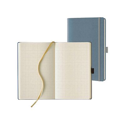 Lediberg Notizbuch ca. DIN A5 kariert, silbergrau Hardcover 240 Seiten, 1 St. Lediberg Notizbuch ca. DIN A5 kariert, silbergrau Hardcover 240 Seiten, 1 St.