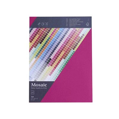 artoz Briefpapier Mosaic fuchsia DIN A4 90 g/qm 25 Blatt artoz Briefpapier Mosaic fuchsia DIN A4 90 g/qm 25 Blatt