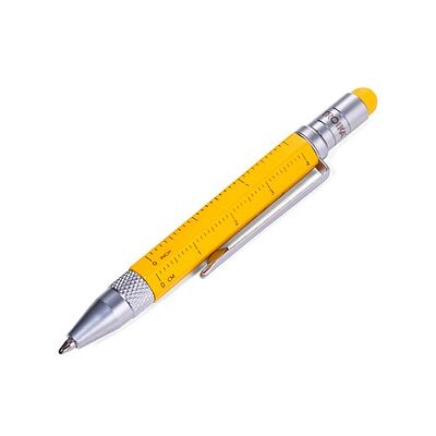 TROIKA® Kugelschreiber LILIPUT TOOL PEN gelb, Schreibfarbe: schwarz, 1 St. TROIKA® Kugelschreiber LILIPUT TOOL PEN gelb, Schreibfarbe: schwarz, 1 St.