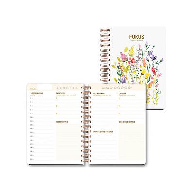 LUMA Notizbuch MyJourney Tageszielbuch Wildblumen DIN A5 blanko, mehrfarbig Hardcover 100 Seiten, 1 St. LUMA Notizbuch MyJourney Tageszielbuch Wildblumen DIN A5 blanko, mehrfarbig Hardcover 100 Seiten, 1 St.