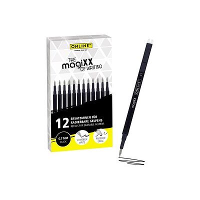 ONLINE® magiXX Gelschreiberminen schwarz 0,7 mm 12 St. ONLINE® magiXX Gelschreiberminen schwarz 0,7 mm 12 St.