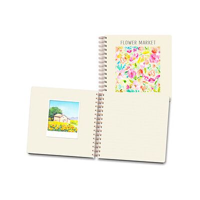 LUMA Notizbuch Polaroid Flower Market ca. DIN A5 punktkariert, mehrfarbig Hardcover 100 Seiten, 1 St. LUMA Notizbuch Polaroid Flower Market ca. DIN A5 punktkariert, mehrfarbig Hardcover 100 Seiten, 1 St.