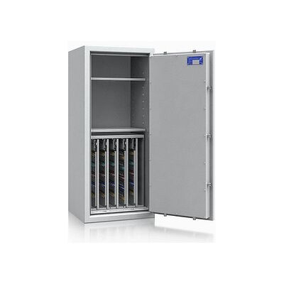 ISS safe4key Schlüsseltresor lichtgrau mit 440 Haken, Doppelbartschloss, 50,0 x 42,0 x 115,0 cm, 1 St. ISS safe4key Schlüsseltresor lichtgrau mit 440 Haken, Doppelbartschloss, 50,0 x 42,0 x 115,0 cm, 1 St.