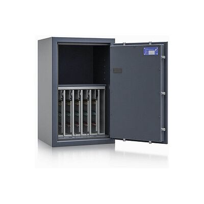 ISS safe4key Schlüsseltresor grau mit 280 Haken, Elektronikschloss, 50,0 x 42,0 x 80,0 cm, 1 St. ISS safe4key Schlüsseltresor grau mit 280 Haken, Elektronikschloss, 50,0 x 42,0 x 80,0 cm, 1 St.