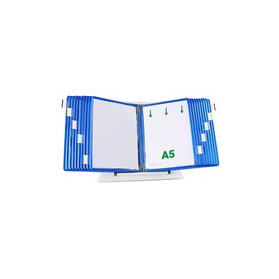 tarifold Sichttafelsystem 435201 DIN A5 blau mit 20 St. Sichttafeln, 1 St. tarifold Sichttafelsystem 435201 DIN A5 blau mit 20 St. Sichttafeln, 1 St.