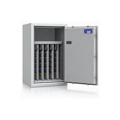 ISS safe4key Schlüsseltresor lichtgrau mit 440 Haken, Elektronikschloss, 50,0 x 42,0 x 80,0 cm, 1 St. ISS safe4key Schlüsseltresor lichtgrau mit 440 Haken, Elektronikschloss, 50,0 x 42,0 x 80,0 cm, 1 St.